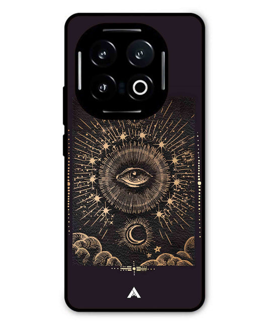 Illuminating Eye Metal Back Cover Phone Case for iQOO 13