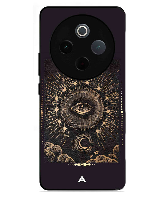 Illuminating Eye Metal Back Cover Phone Case for iQOO Z10