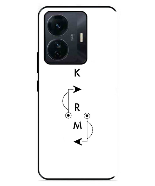 Karma Aesthetic Metal Back Cover Phone Case for IQOO Z6 Pro