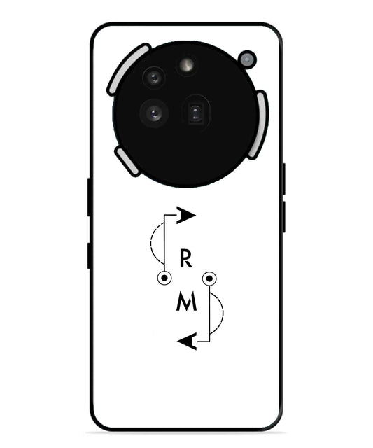 Karma Aesthetic Metal Back Cover Phone Case for Nothing Phone 3a Pro