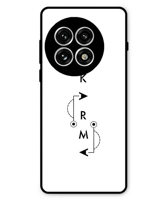 Karma Aesthetic Metal Back Cover Phone Case for Oneplus 13R