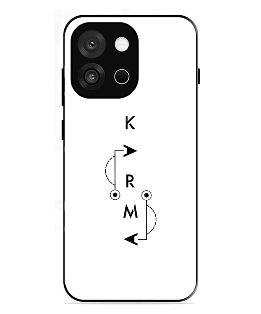 Karma Aesthetic Metal Back Cover Phone Case for Oneplus 13s