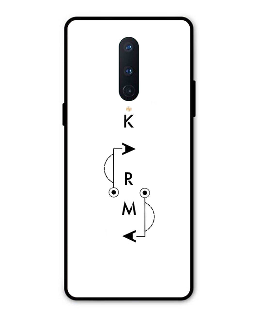 Karma Aesthetic Metal Back Cover Phone Case for Oneplus 8