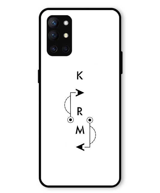 Karma Aesthetic Metal Back Cover Phone Case for Oneplus 9R