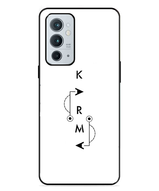 Karma Aesthetic Metal Back Cover Phone Case for Oneplus 9RT