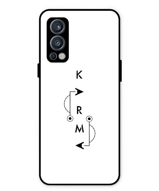 Karma Aesthetic Metal Back Cover Phone Case for Oneplus Nord 2