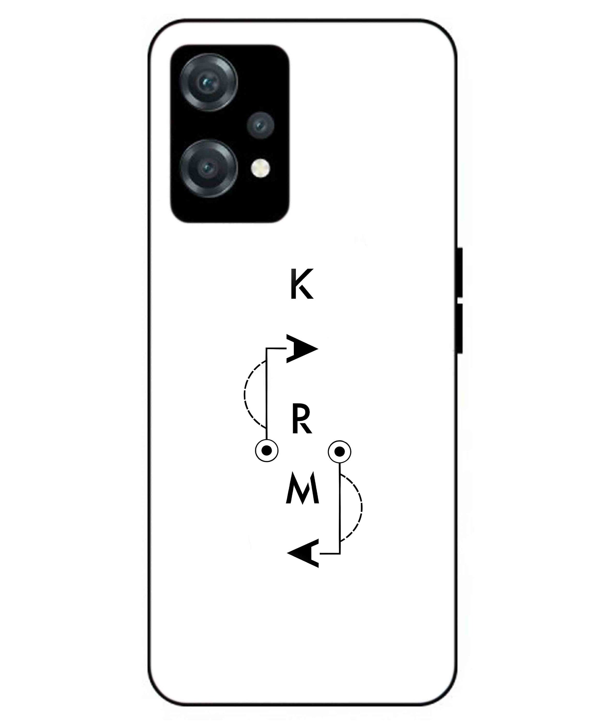 Karma Aesthetic Metal Back Cover Phone Case for Oneplus Nord CE 2 Lite