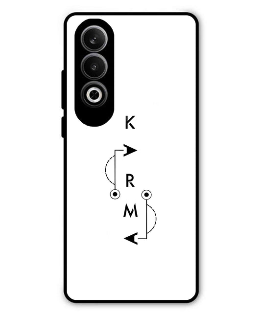Karma Aesthetic Metal Back Cover Phone Case for Oneplus Nord CE 4