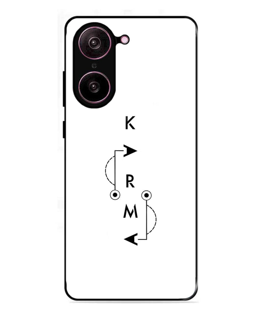 Karma Aesthetic Metal Back Cover Phone Case for Oneplus Nord CE 5