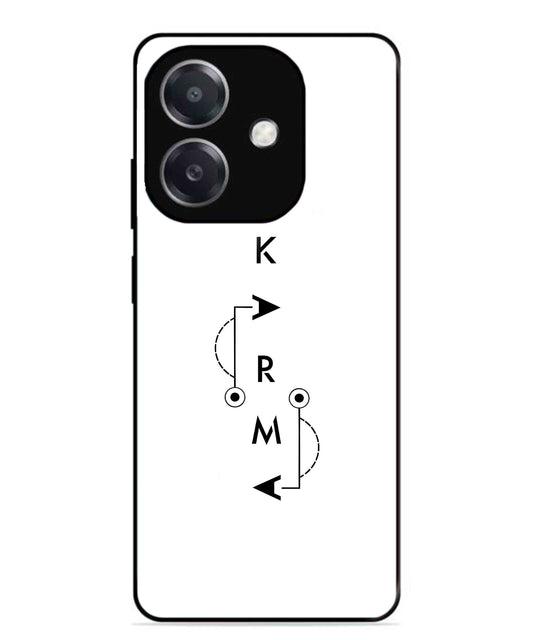 Karma Aesthetic Metal Back Cover Phone Case for Oppo A3
