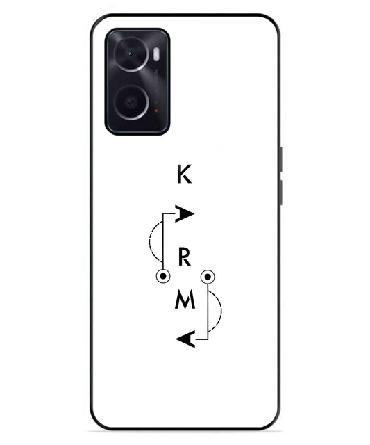 Karma Aesthetic Metal Back Cover Phone Case for Oppo A76