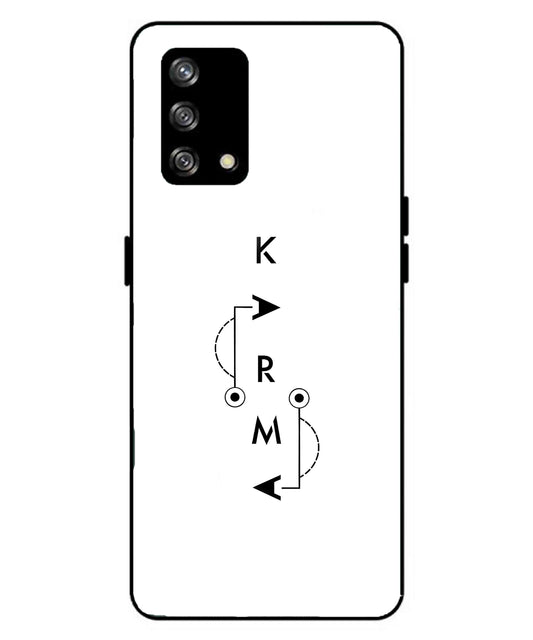 Karma Aesthetic Metal Back Cover Phone Case for Oppo A93
