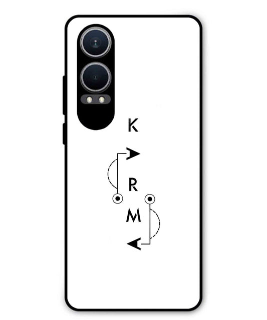 Karma Aesthetic Metal Back Cover Phone Case for Oppo K12x