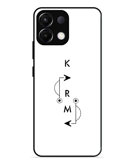 Karma Aesthetic Metal Back Cover Phone Case for Oppo K13