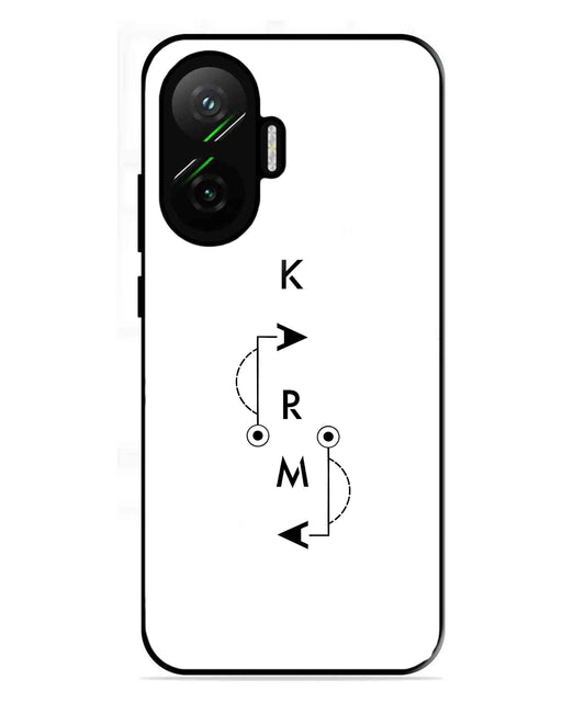 Karma Aesthetic Metal Back Cover Phone Case for Poco F7
