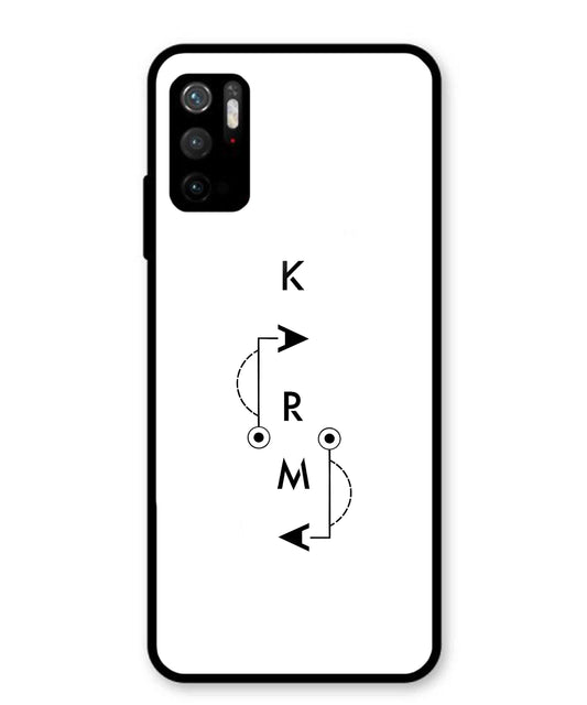 Karma Aesthetic Metal Back Cover Phone Case for Poco M3 Pro