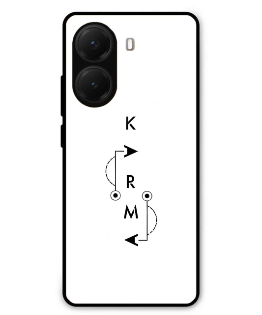 Karma Aesthetic Metal Back Cover Phone Case for Poco X7 Pro