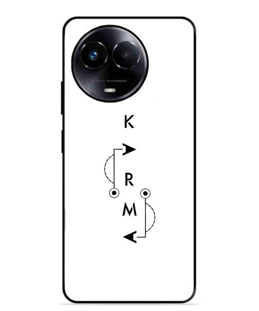Karma Aesthetic Metal Back Cover Phone Case for Realme 11 5G