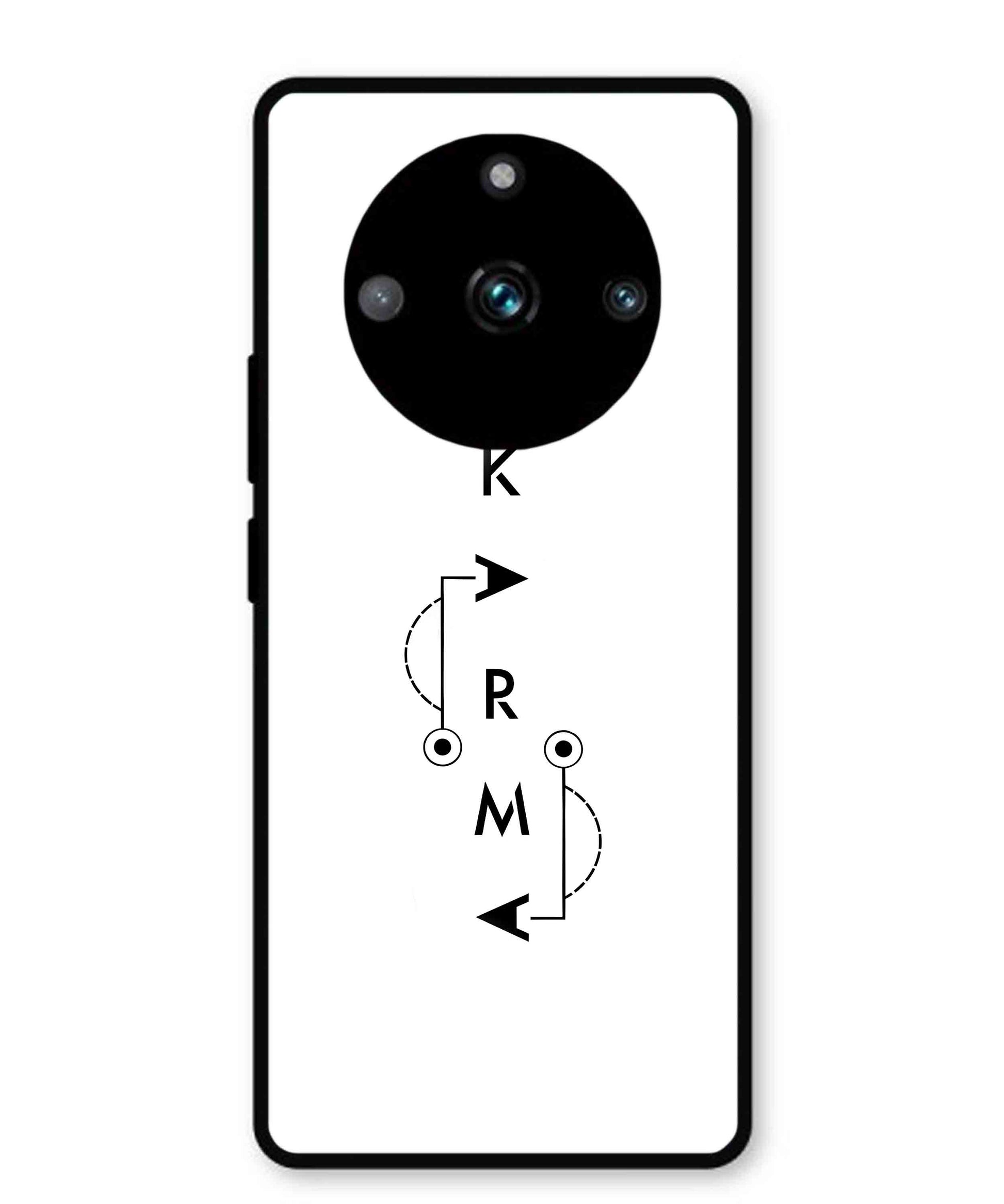 Karma Aesthetic Metal Back Cover Phone Case for Realme 11 Pro Plus