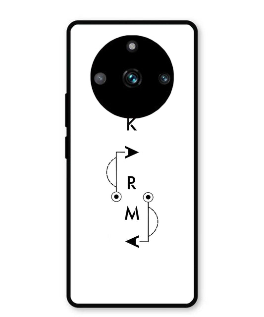Karma Aesthetic Metal Back Cover Phone Case for Realme 11 Pro Plus