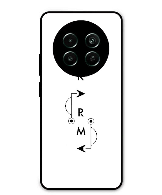 Karma Aesthetic Metal Back Cover Phone Case for Realme 12 5G