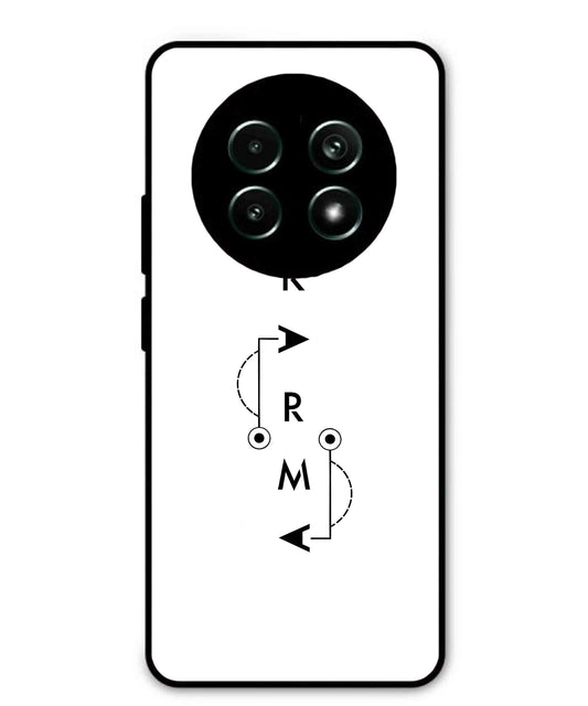 Karma Aesthetic Metal Back Cover Phone Case for Realme 13 Pro Plus