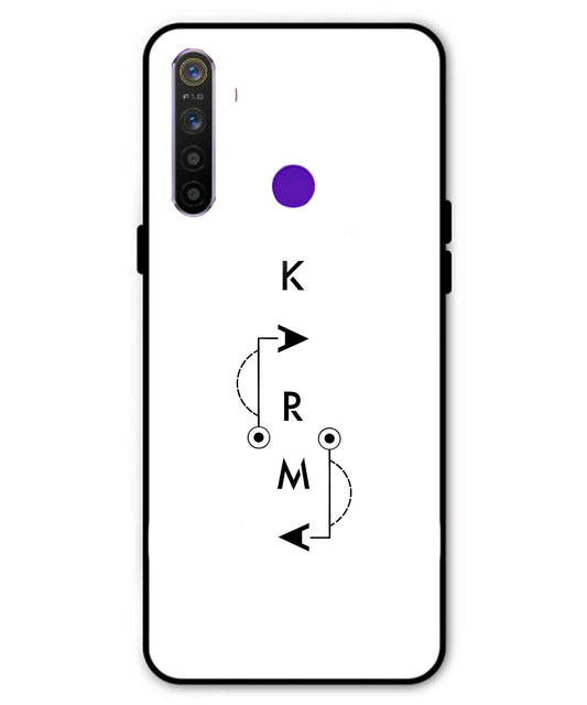 Karma Aesthetic Metal Back Cover Phone Case for Realme 5