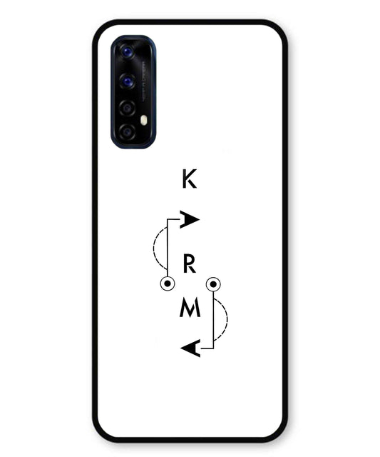 Karma Aesthetic Metal Back Cover Phone Case for Realme 7