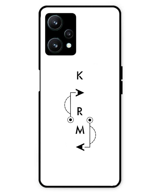 Karma Aesthetic Metal Back Cover Phone Case for Realme 9 SE