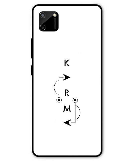 Karma Aesthetic Metal Back Cover Phone Case for Realme C11