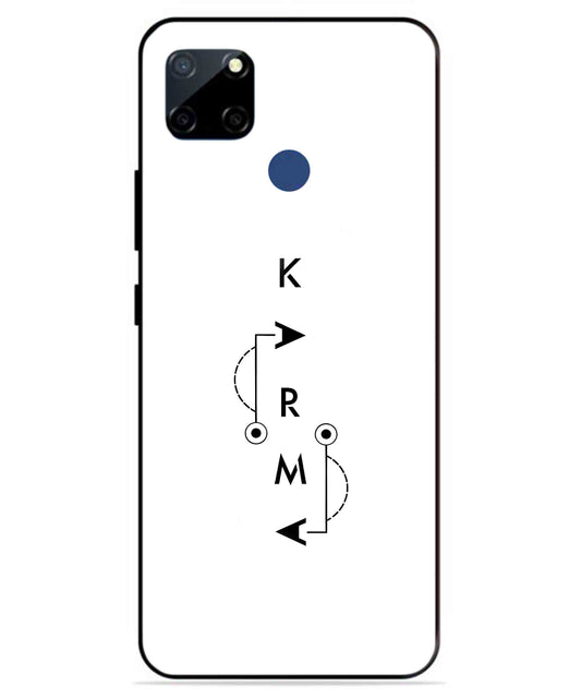 Karma Aesthetic Metal Back Cover Phone Case for Realme C12