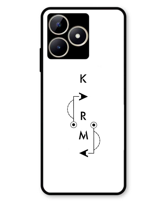Karma Aesthetic Metal Back Cover Phone Case for Realme C53