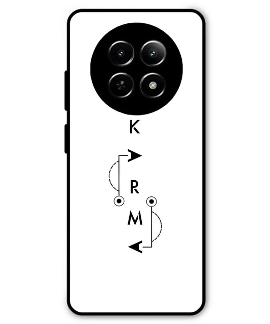 Karma Aesthetic Metal Back Cover Phone Case for Realme C65