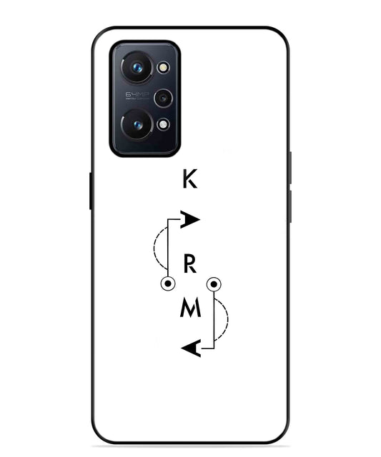 Karma Aesthetic Metal Back Cover Phone Case for Realme GT Neo 2