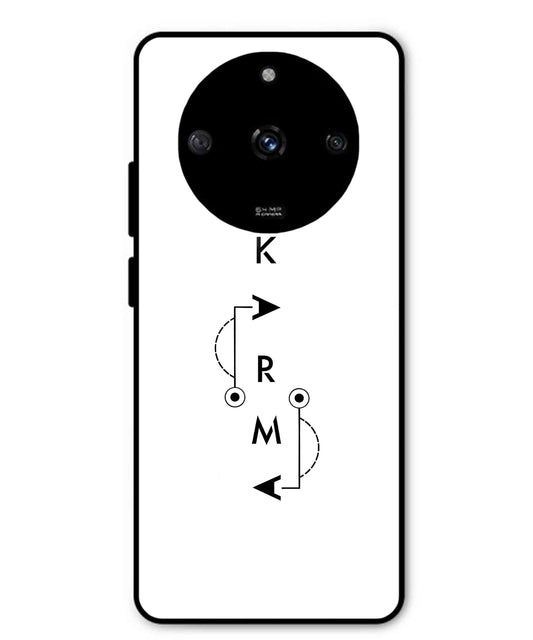 Karma Aesthetic Metal Back Cover Phone Case for Realme Narzo 60