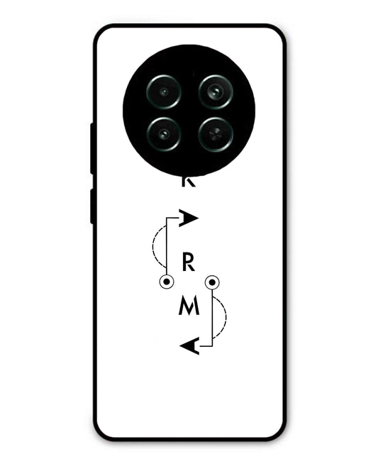 Karma Aesthetic Metal Back Cover Phone Case for Realme Narzo 70X