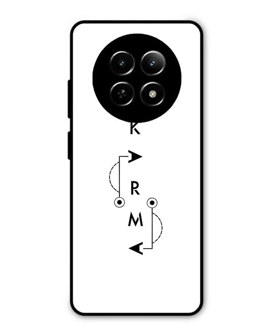 Karma Aesthetic Metal Back Cover Phone Case for Realme Narzo N65