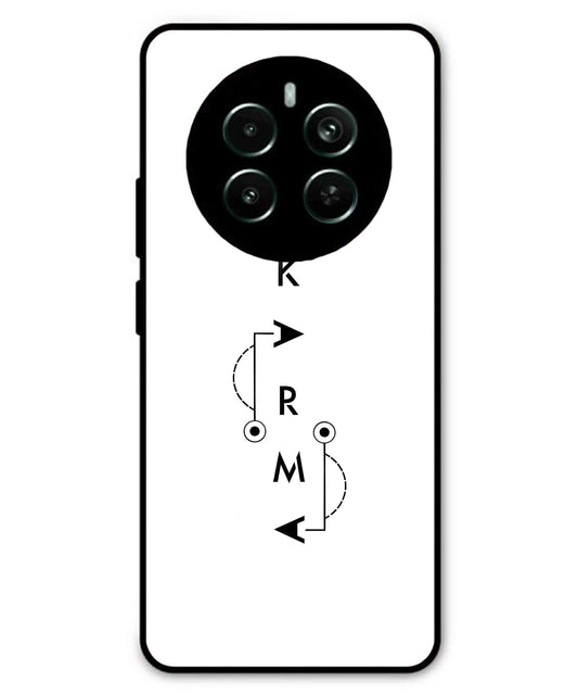 Karma Aesthetic Metal Back Cover Phone Case for Realme P1 Pro