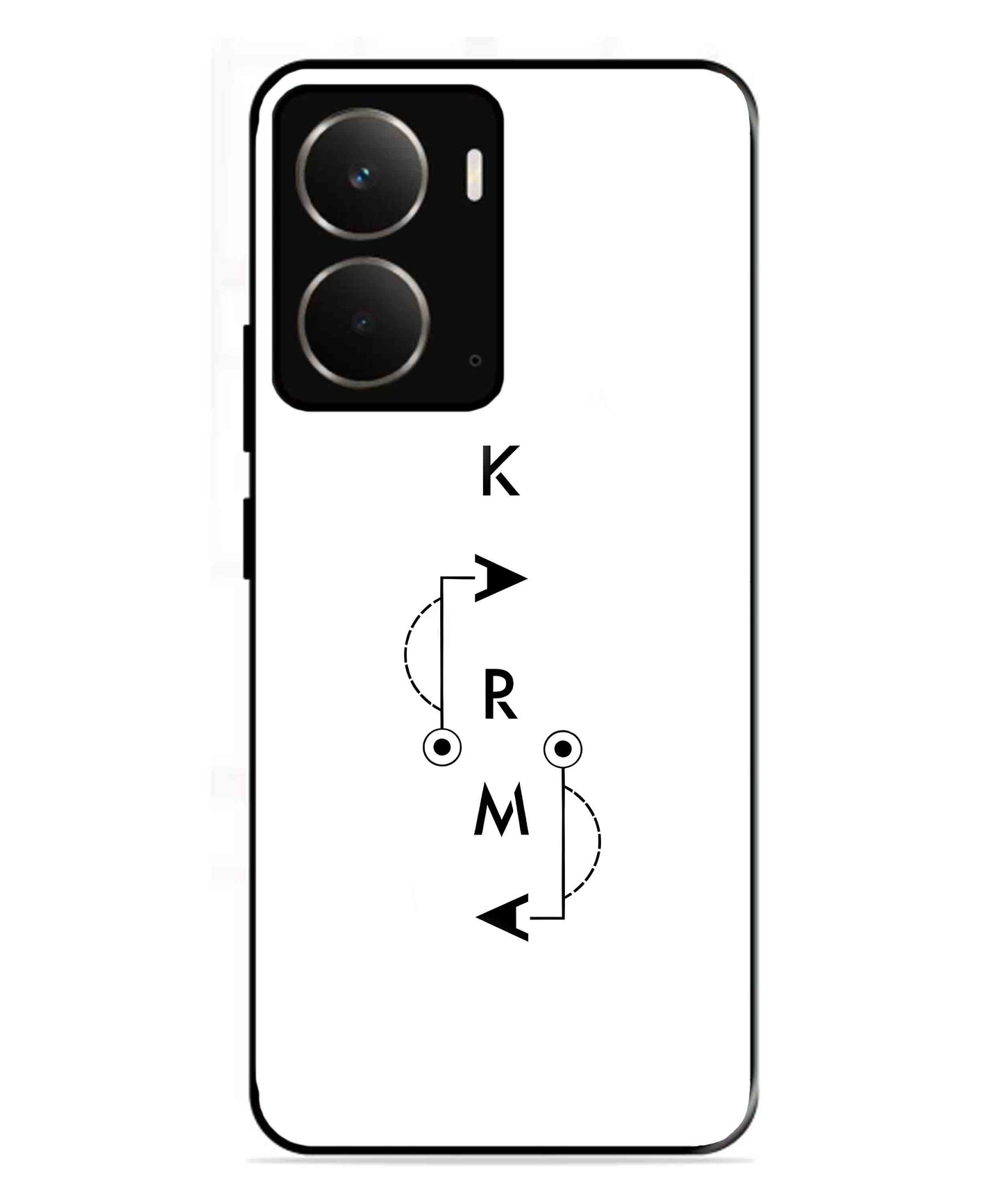 Karma Aesthetic Metal Back Cover Phone Case for Realme P3