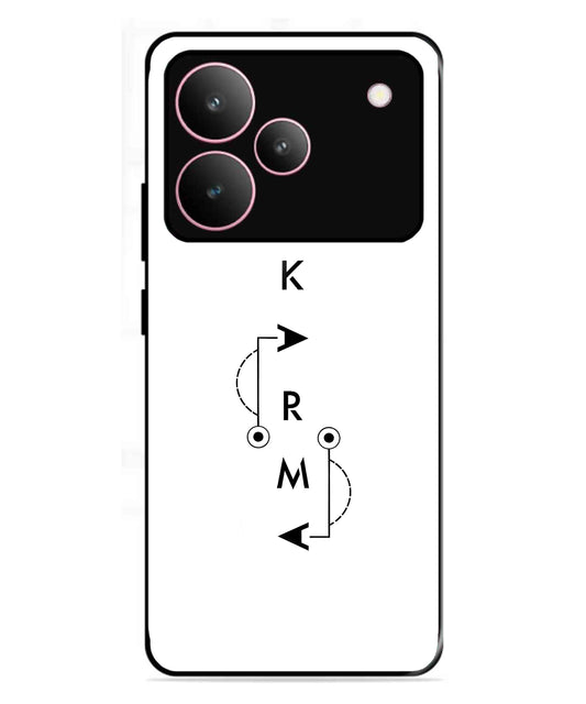 Karma Aesthetic Metal Back Cover Phone Case for Realme P4