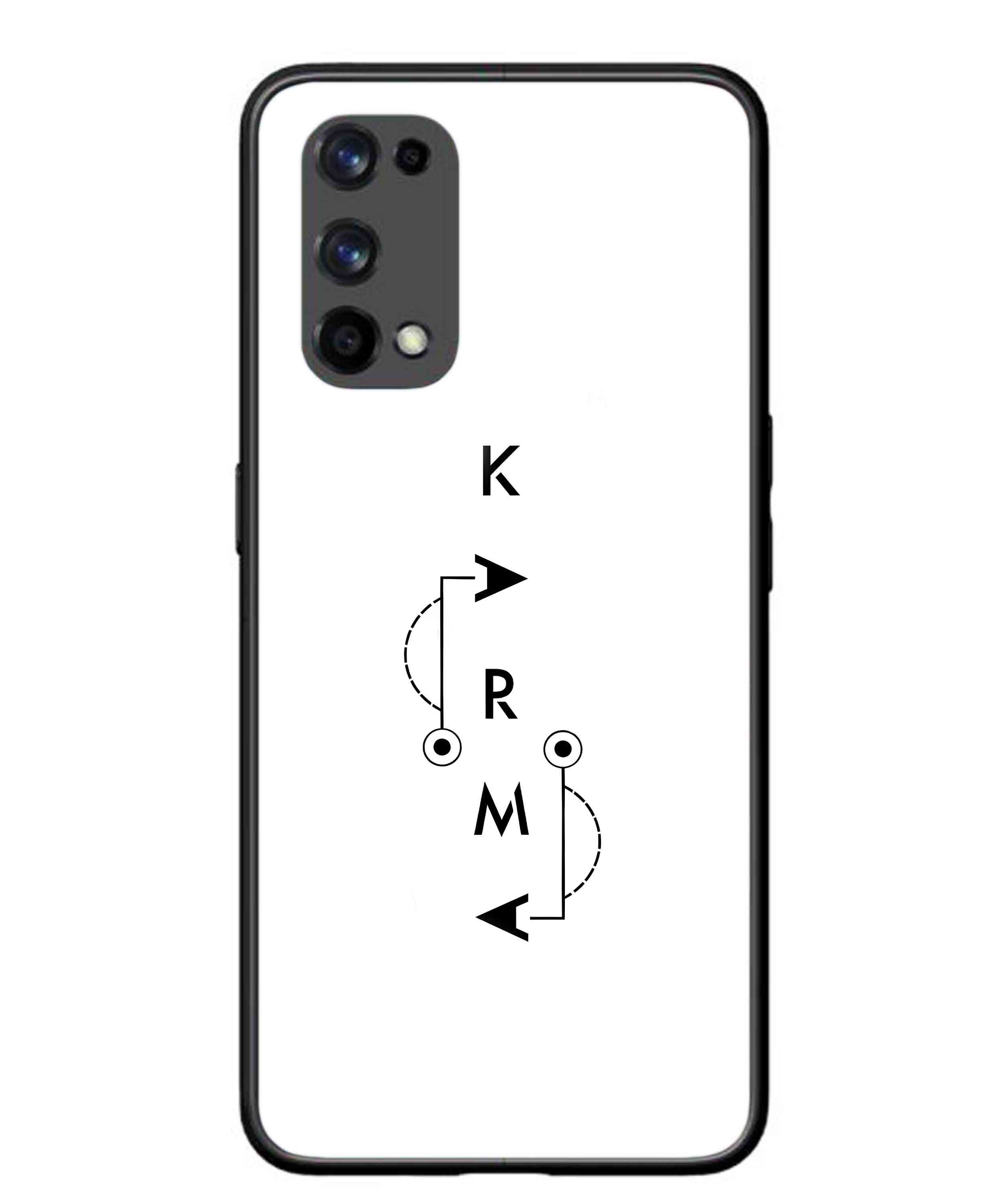 Karma Aesthetic Metal Back Cover Phone Case for Realme X7 Pro