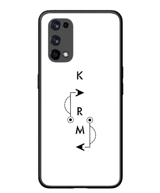Karma Aesthetic Metal Back Cover Phone Case for Realme X7 Pro