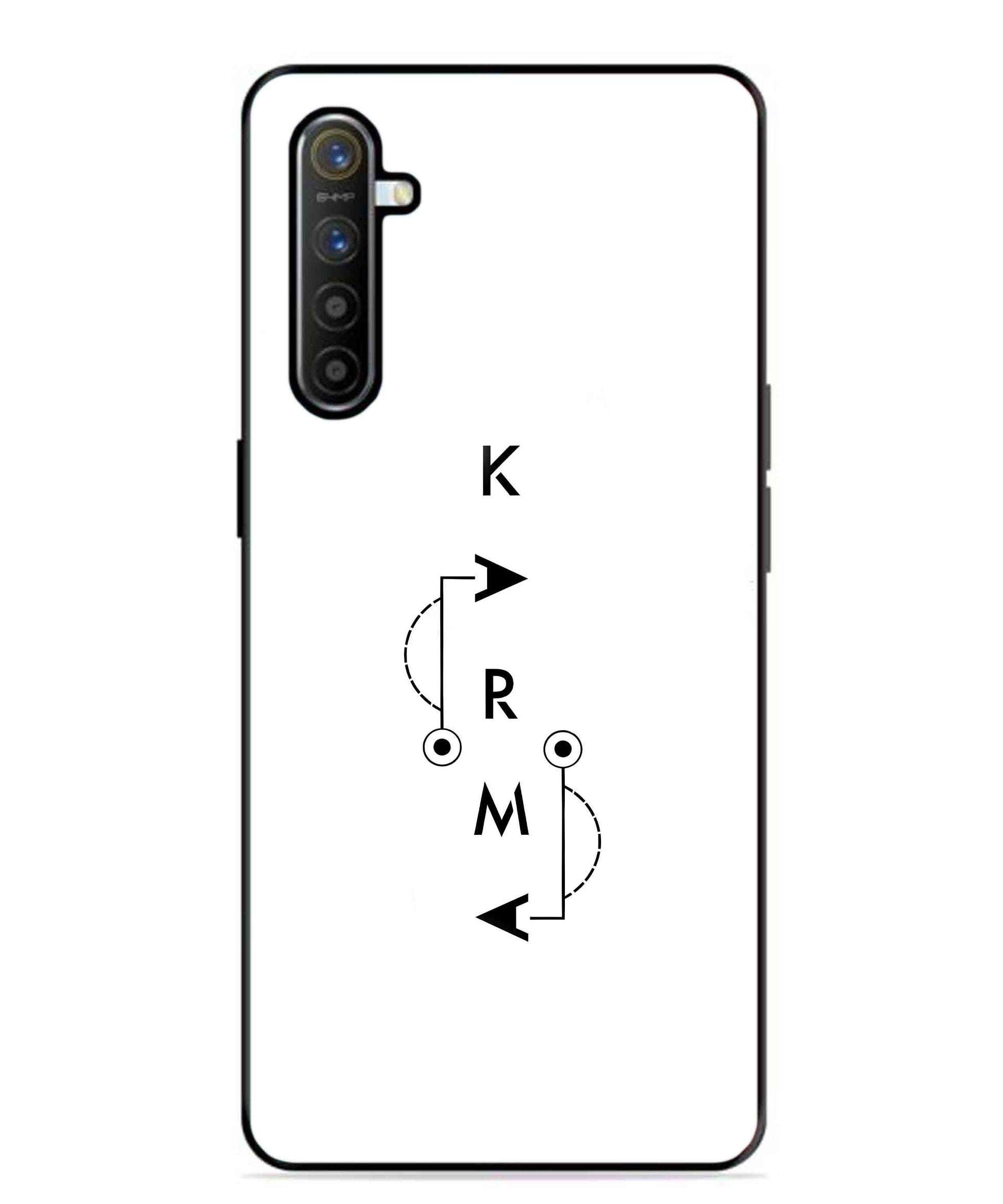 Karma Aesthetic Metal Back Cover Phone Case for Realme XT