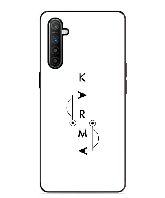 Karma Aesthetic Metal Back Cover Phone Case for Realme XT