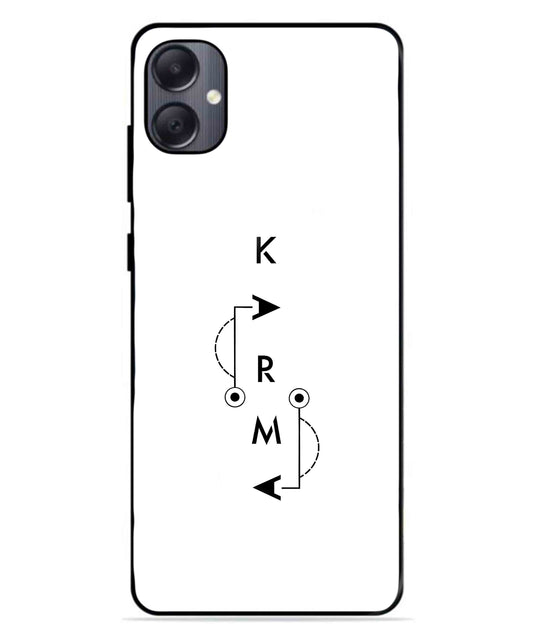 Karma Aesthetic Metal Back Cover Phone Case for Samsung Galaxy A05