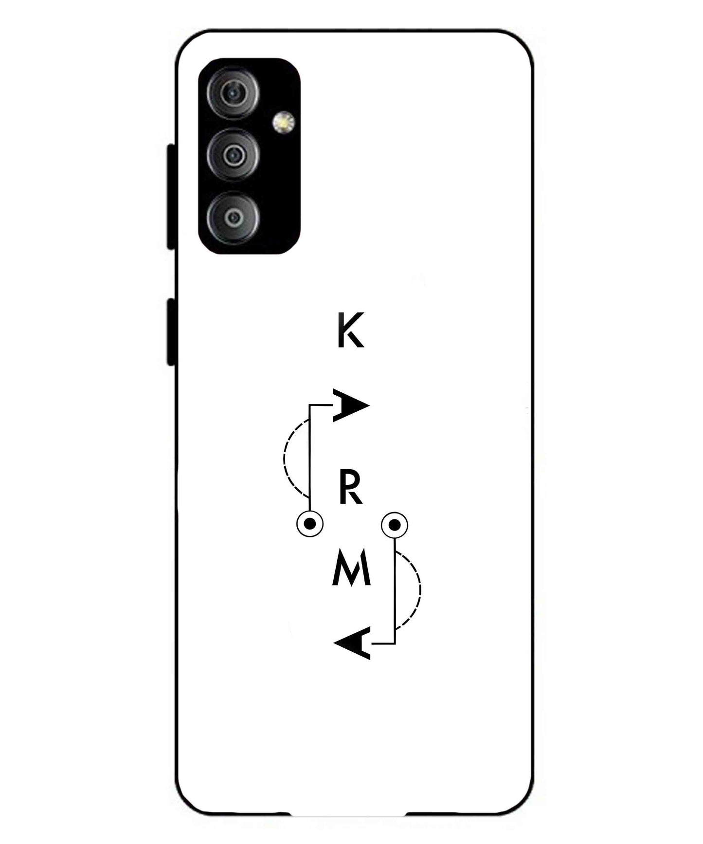 Karma Aesthetic Metal Back Cover Phone Case for Samsung Galaxy M23