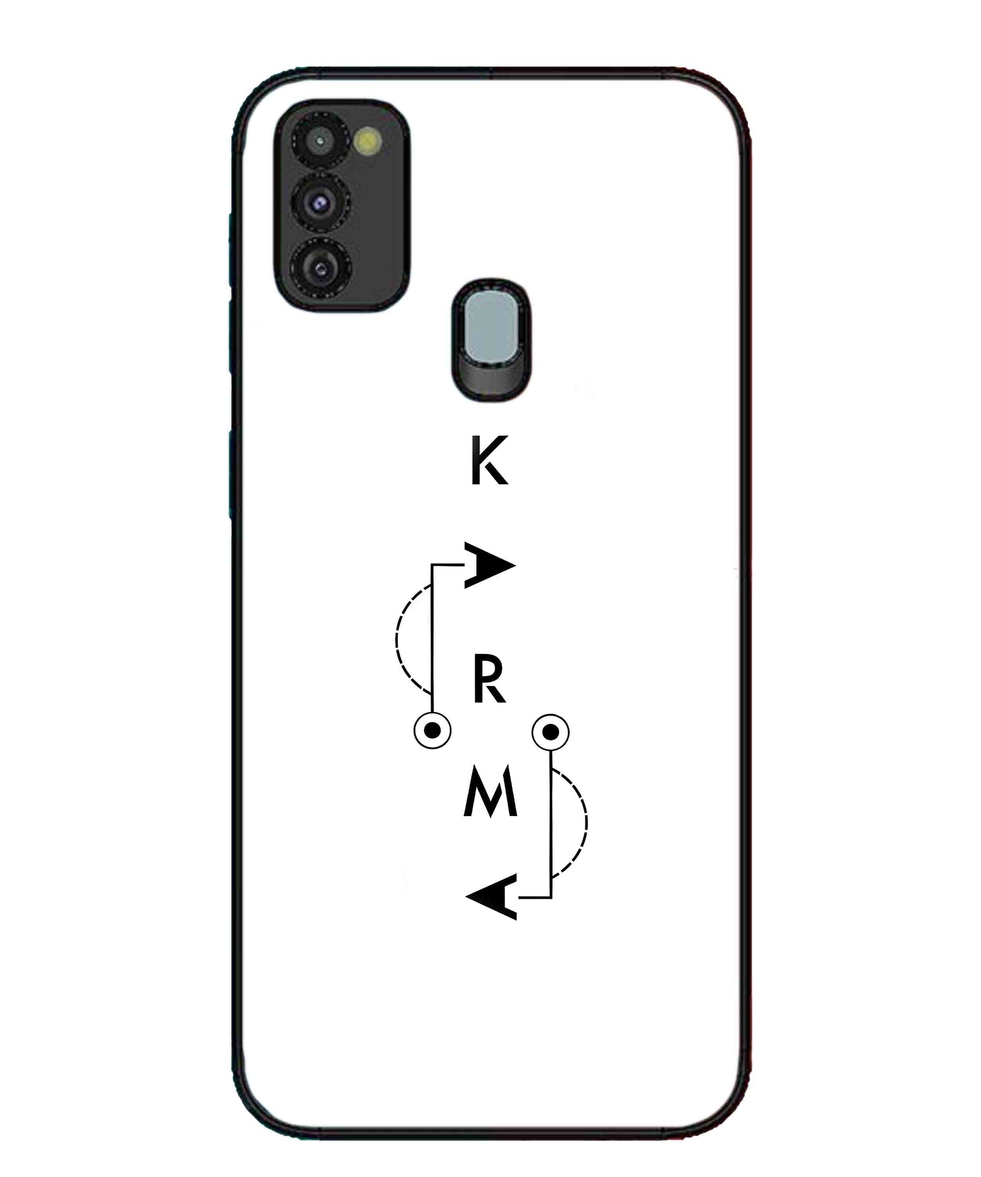 Karma Aesthetic Metal Back Cover Phone Case for Samsung Galaxy M30s