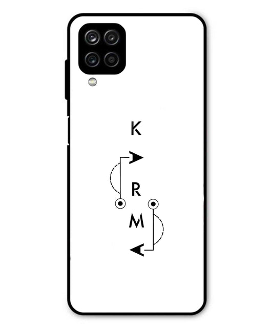 Karma Aesthetic Metal Back Cover Phone Case for Samsung Galaxy M32 4G