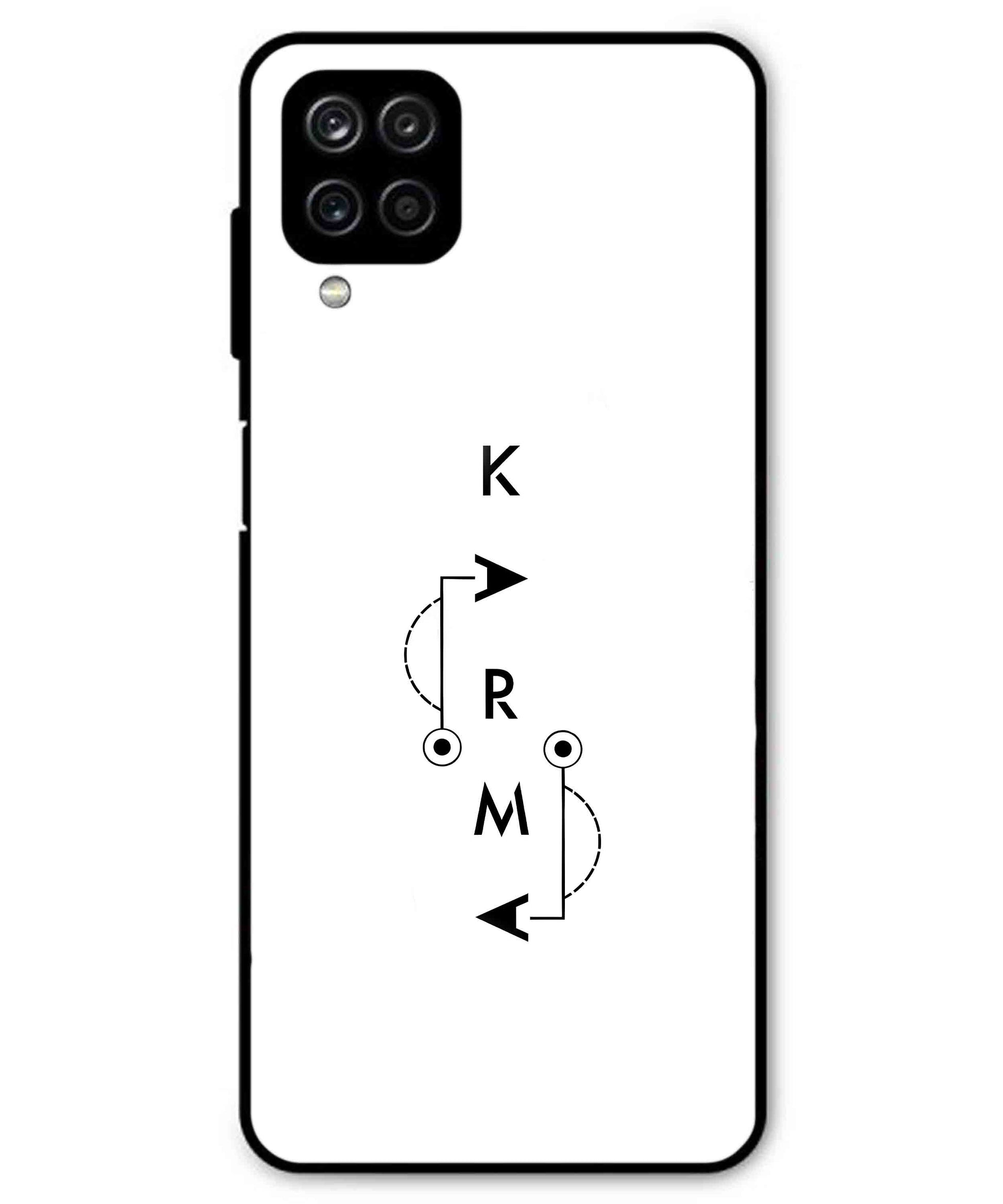 Karma Aesthetic Metal Back Cover Phone Case for Samsung Galaxy M42