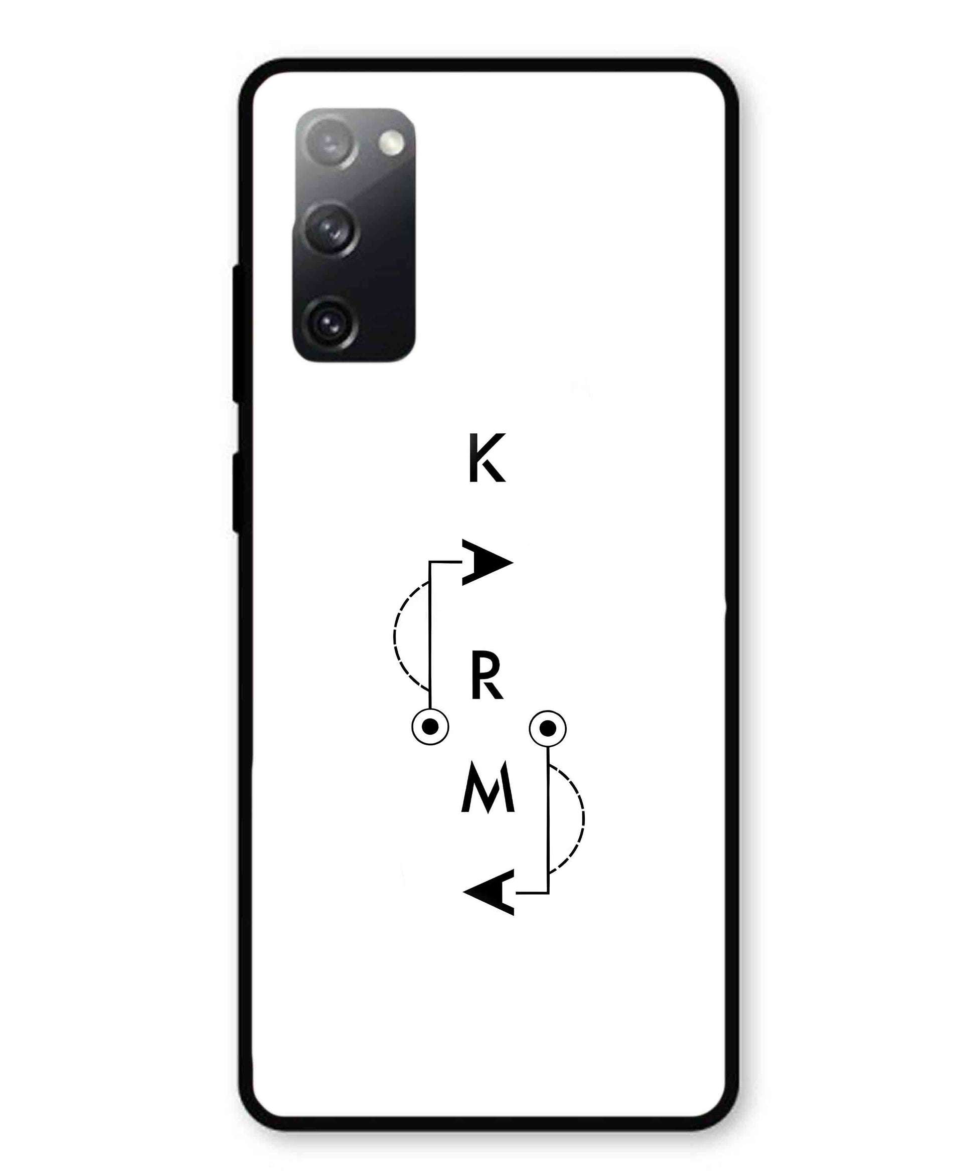 Karma Aesthetic Metal Back Cover Phone Case for Samsung Galaxy S20